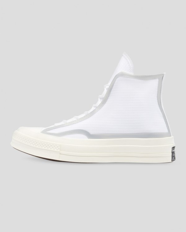 Converse Chuck 70 Tape Seam Hvide Sko Danmark - Converse Høje Sneakers Dame - 14568NMOY